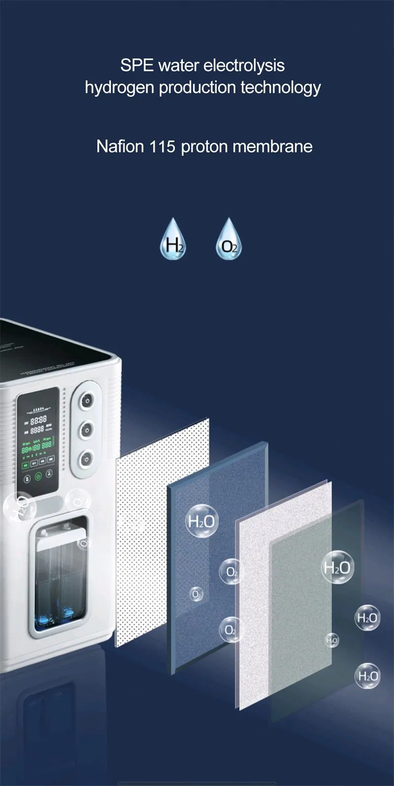 Hydrogen Oxygen Machine Main View