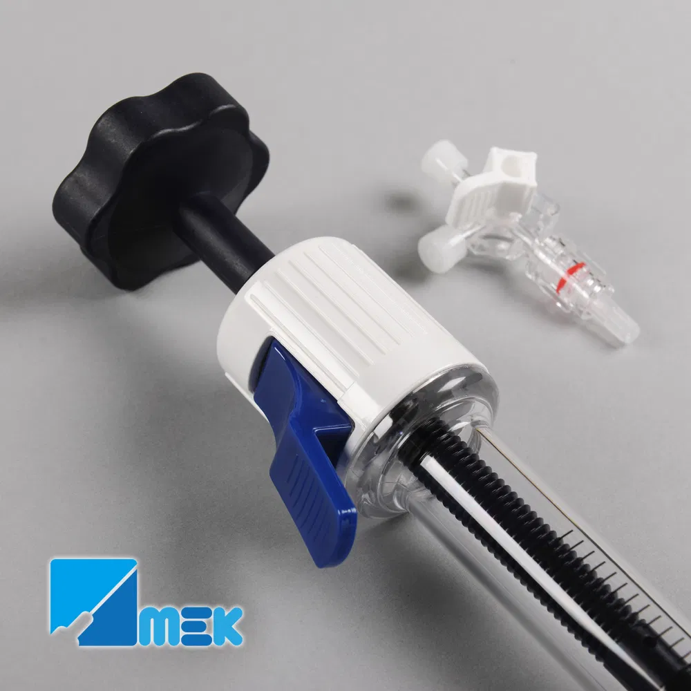 Hospital Use Balloon Inflation Device with Push Pull Valve Sets