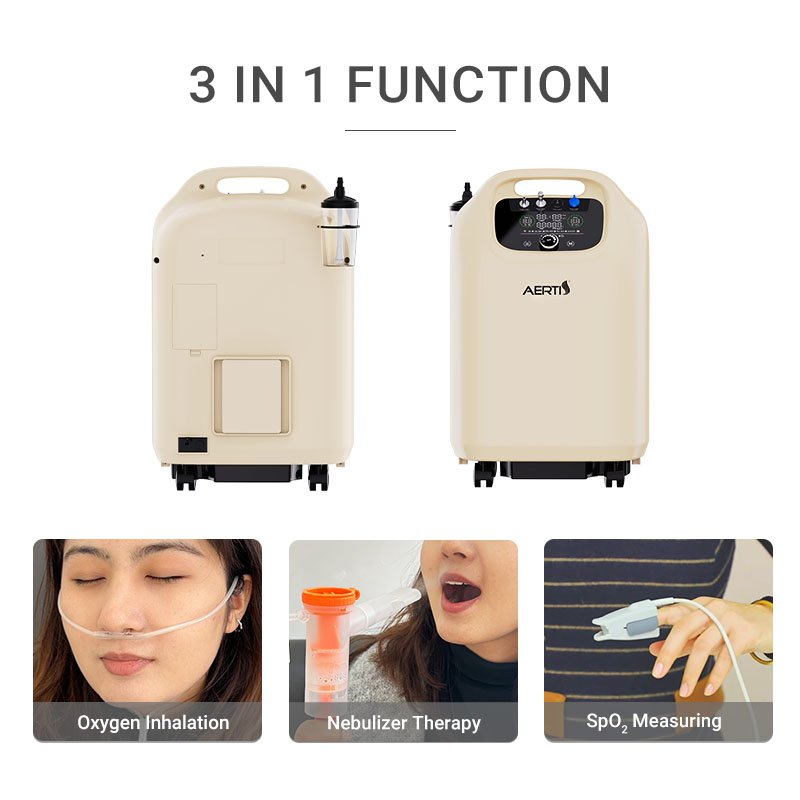 Aerti Quiet Vpsa Oxygen Machine 5L Durable Electric Respiratory System Oxygen Equipment