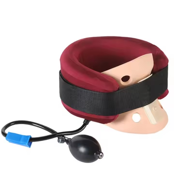 Adjustable Orthopedics Collar Neck Cervical Brace Support Traction Inflatable Neck Traction Device
