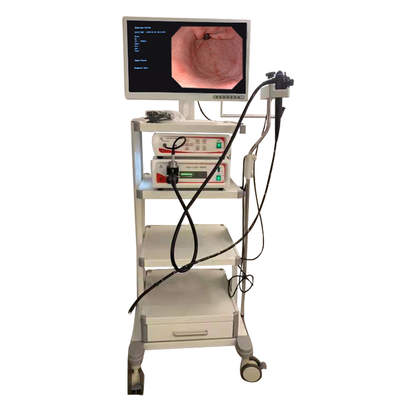 Geiwre Medical Endoscopy Equipment with Electronic Video Gastroscope and Colonoscope