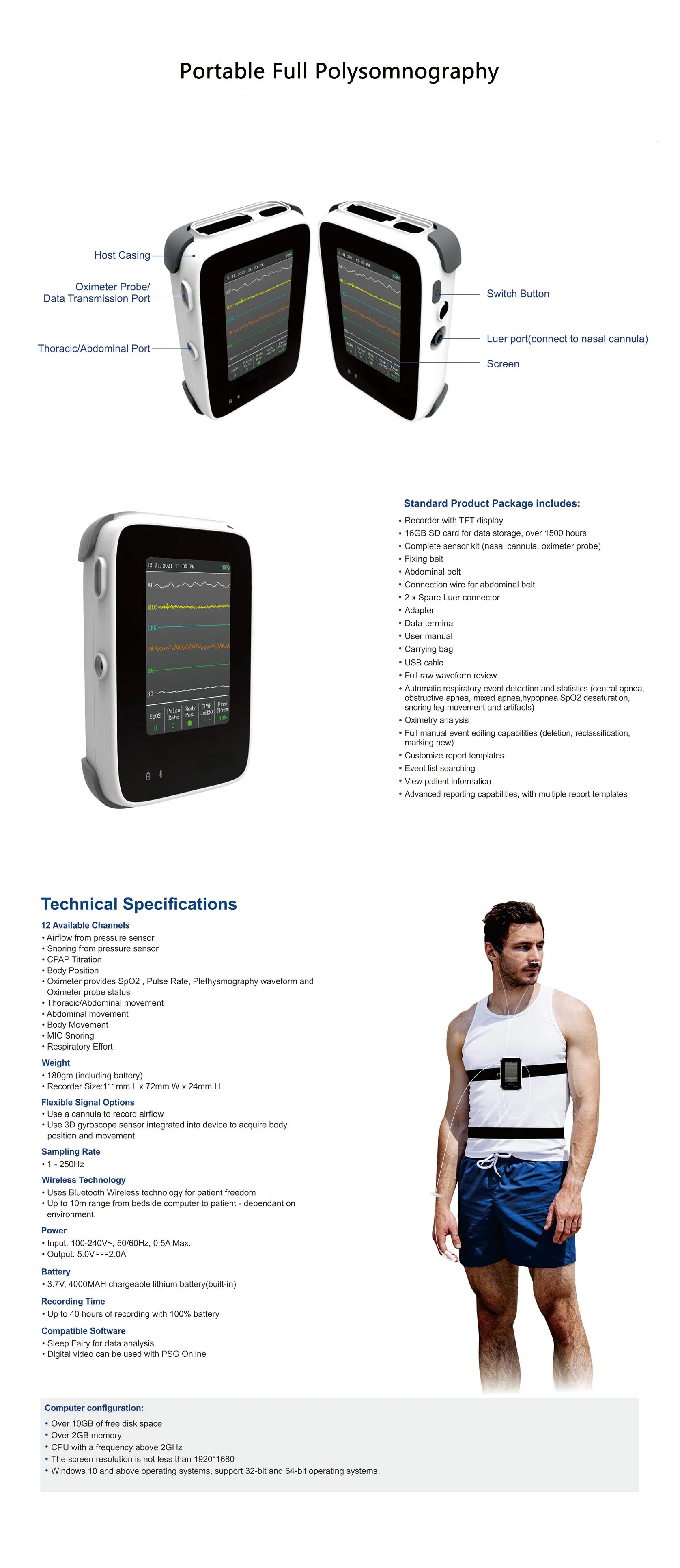Polysomnography Device Detail