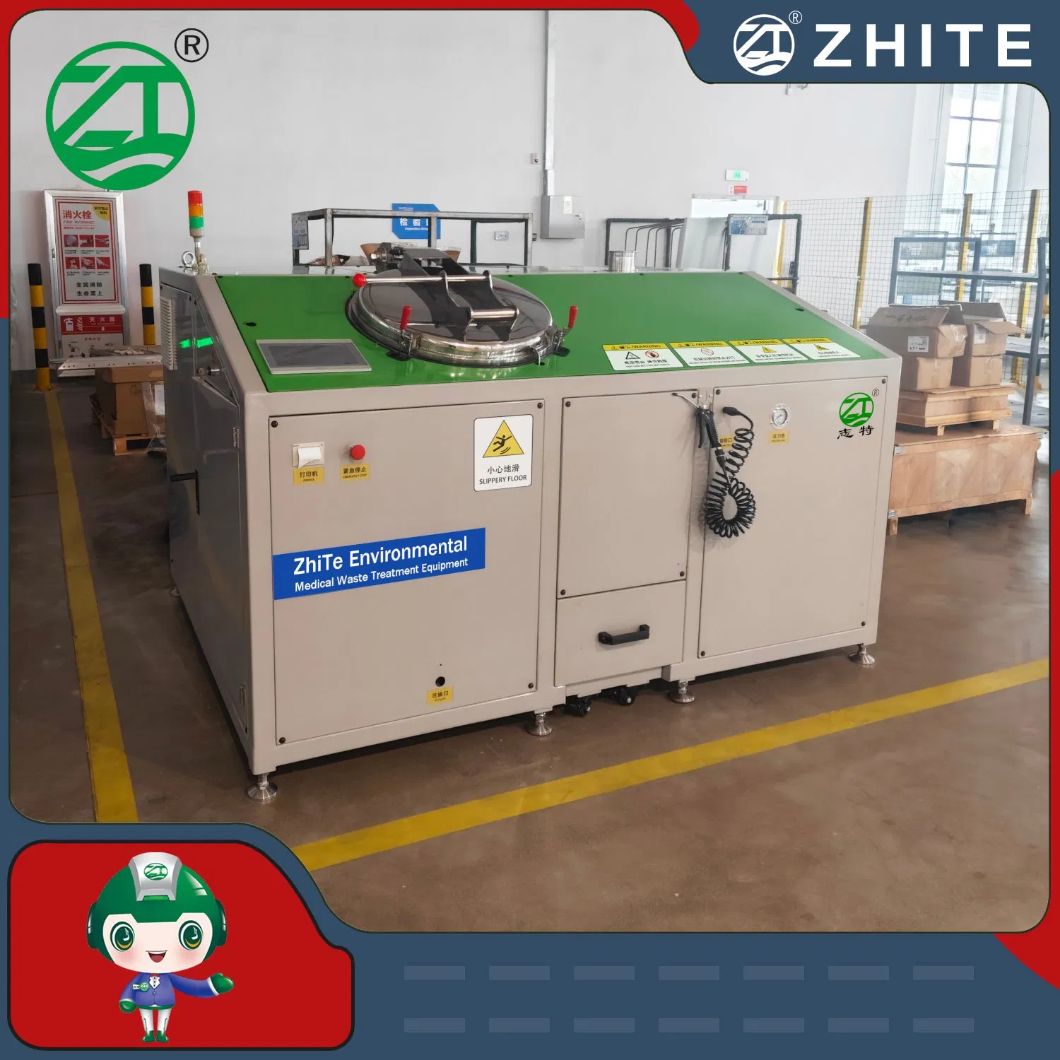 Rapid Microwave Medical Waste Treatment Equipment for Emergency Clinics