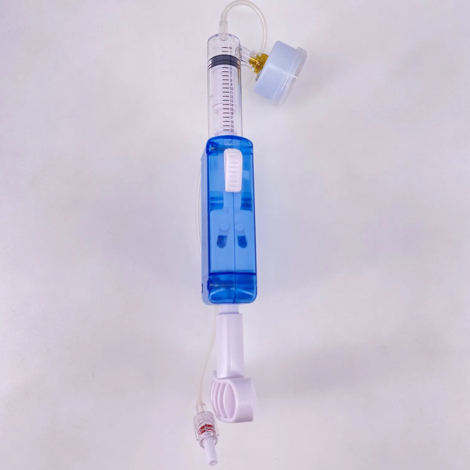 Medical Disposable Cardiology Ptca Angiography Pressure Inflator Balloon Inflation Device