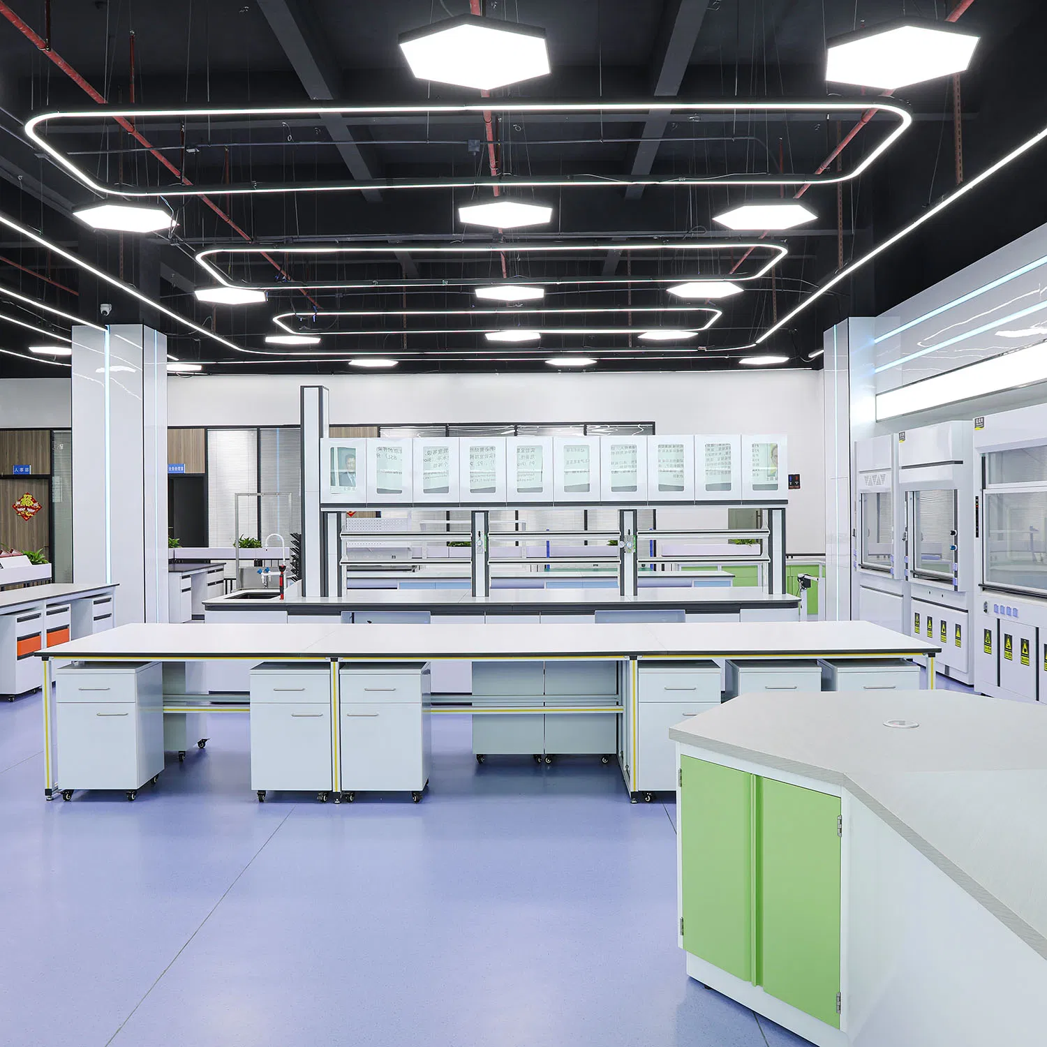 Lab Furniture Laboratory Bench Hospital School University Custom Size with Lab PP Sink