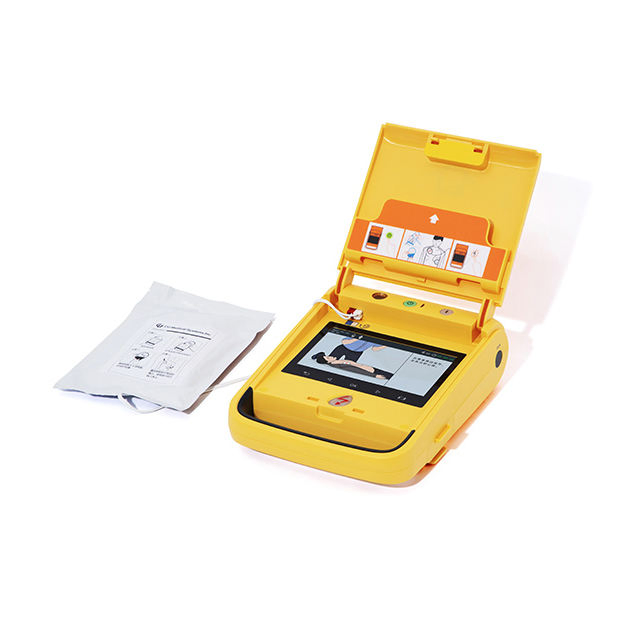 Emergency Medical Biphasic Cardiac Defibrillator Portable Automatic External Defibrillator First-Aid Medical Equipment