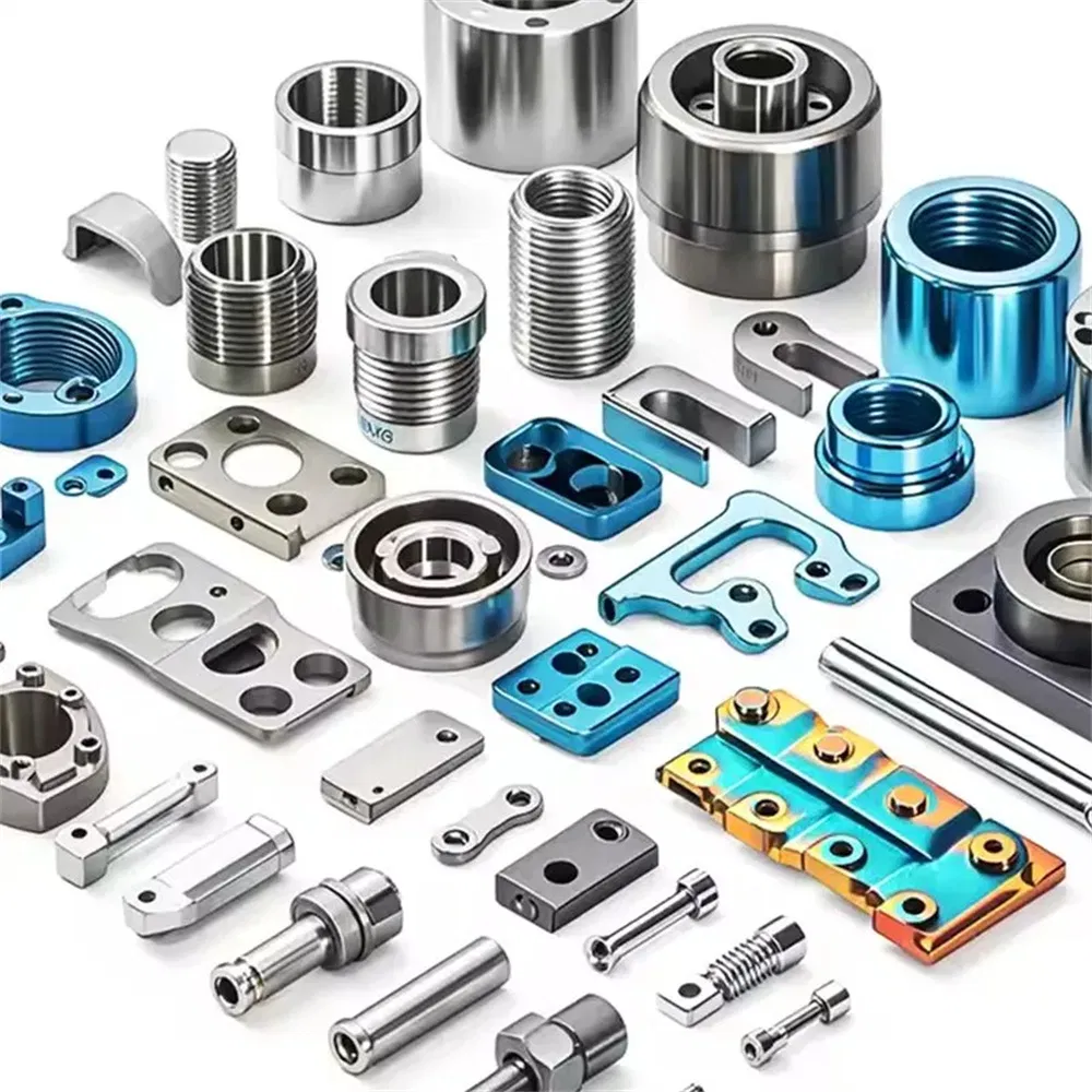 Custom CNC Machining Parts Stainless Steel Aluminum Brass Turning Milling Rapid Prototyping Custom CNC Service 3D Model Micro Machining