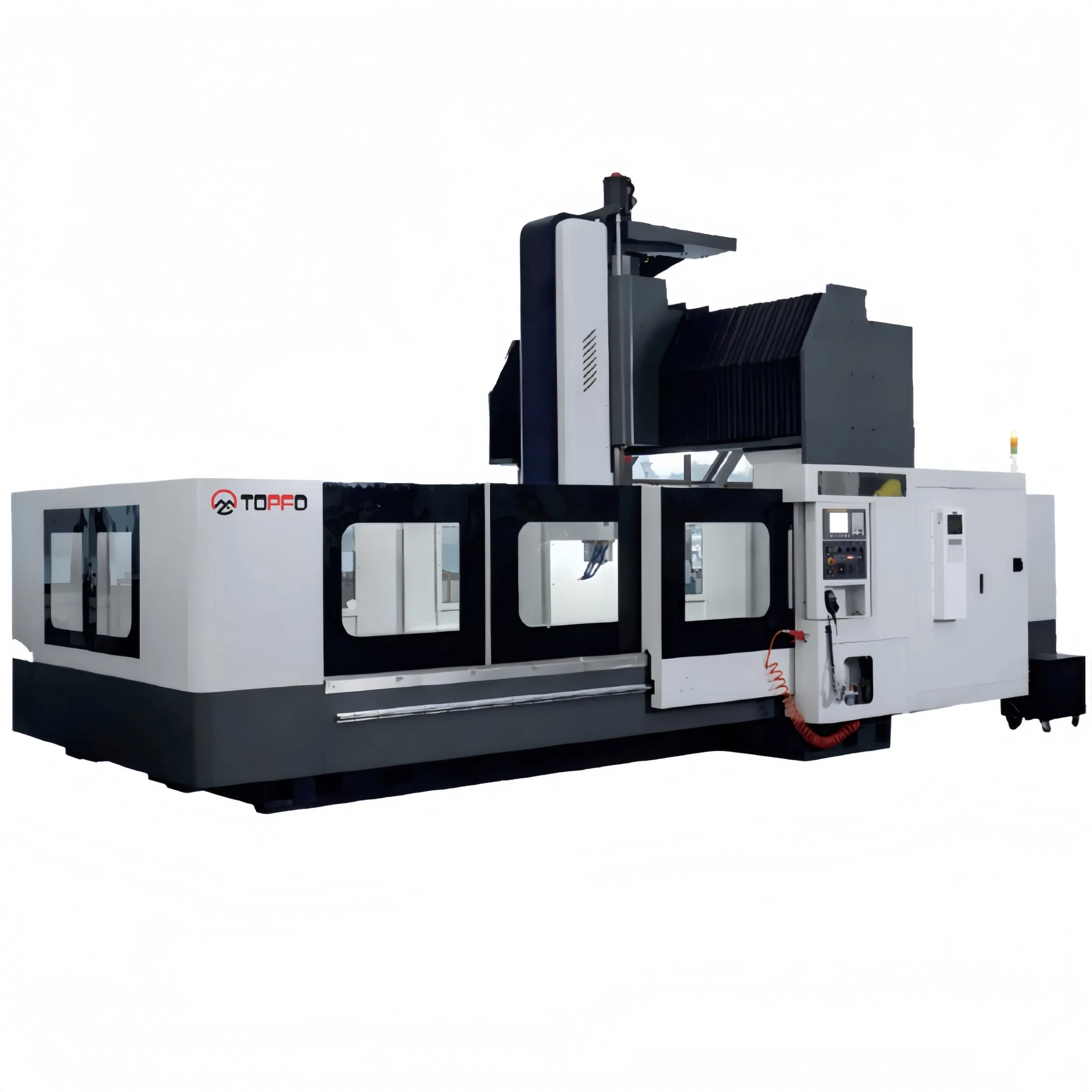 Pm-12040dfl Industrial High Precision Horizontal CNC Gantry Milling Turning Drilling Tapping Machining Center for Cast Iron Steel Multi-Process Machining