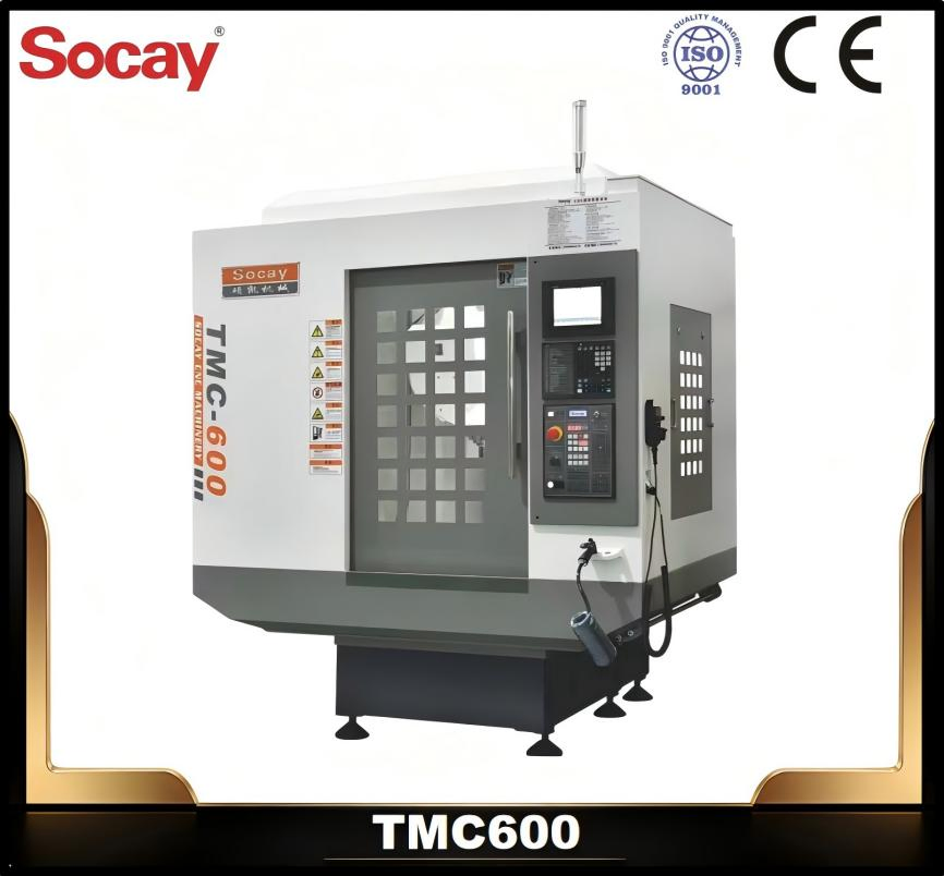 Socay-Tmc600 CNC 3/4/5 Axis Vmc Tapping Machine Milling Machine Compact Machining Center Drilling Machine