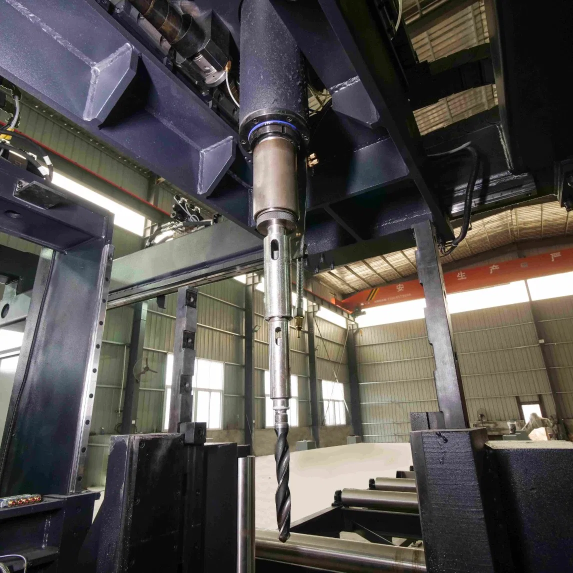 H Beam CNC Drilling Machine Swz1250b High Speed Drilling Equipment Three Dimensional Drilling Production Line Three Spindle Drill Equipment I Beam Drilling