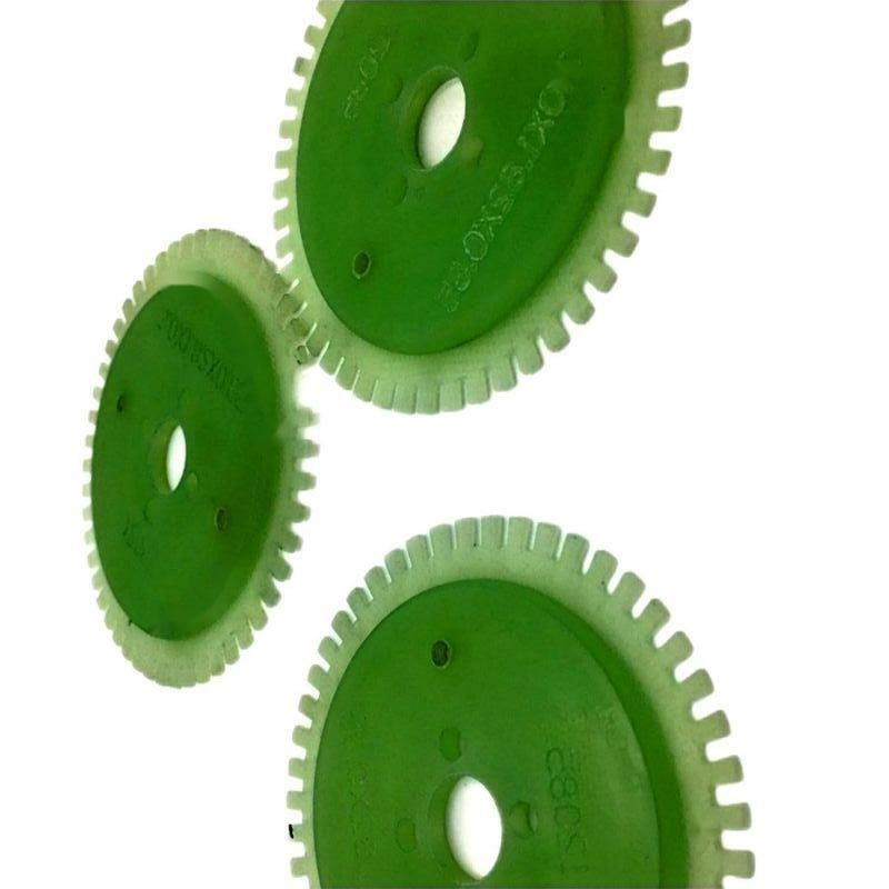 High-Precision Five-Axis CNC Machining of Plastic Paddle Wheel Components for Industrial Use