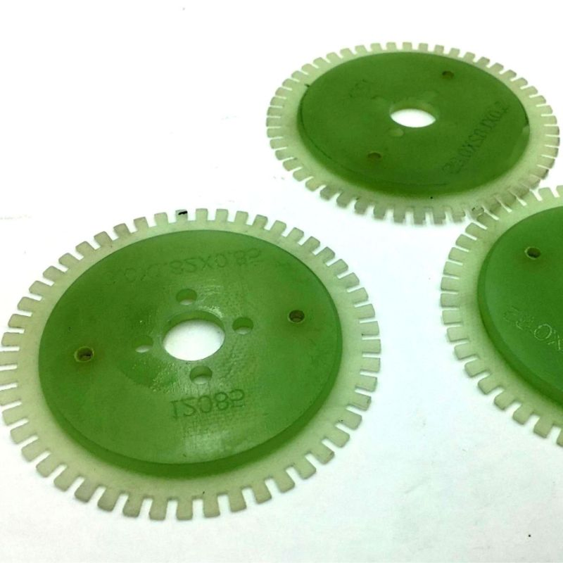 High-Precision Five-Axis CNC Machining of Plastic Paddle Wheel Components for Industrial Use