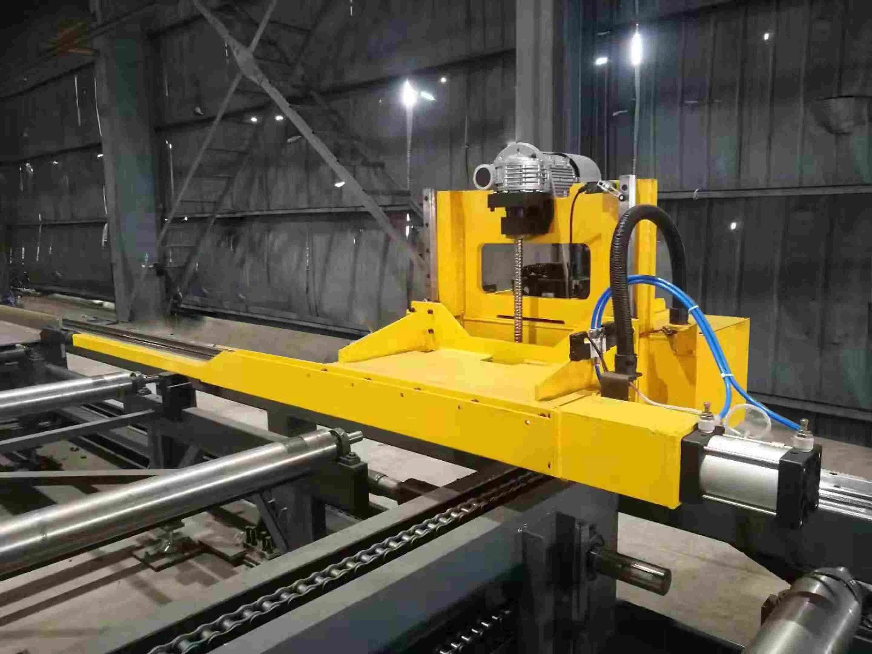 H Beam CNC Drilling Machine Swz1250b High Speed Drilling Equipment Three Dimensional Drilling Production Line Three Spindle Drill Equipment I Beam Drilling