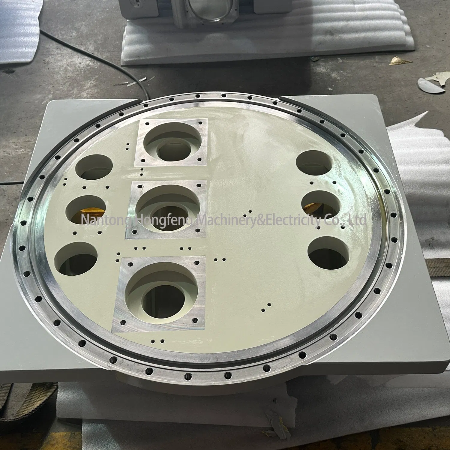 Large Flange Part CNC Machining Drilling for Wind Power Industry
