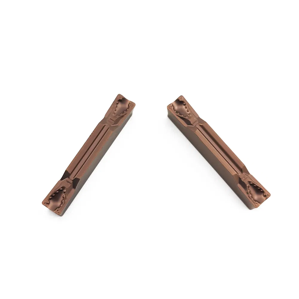 Ergn300 N123h2-0500-RO 0300 0400 Solid Carbide Grooving Insert Profiling Interchangeable Plate Coated Tip Super Alloy Finishing Process