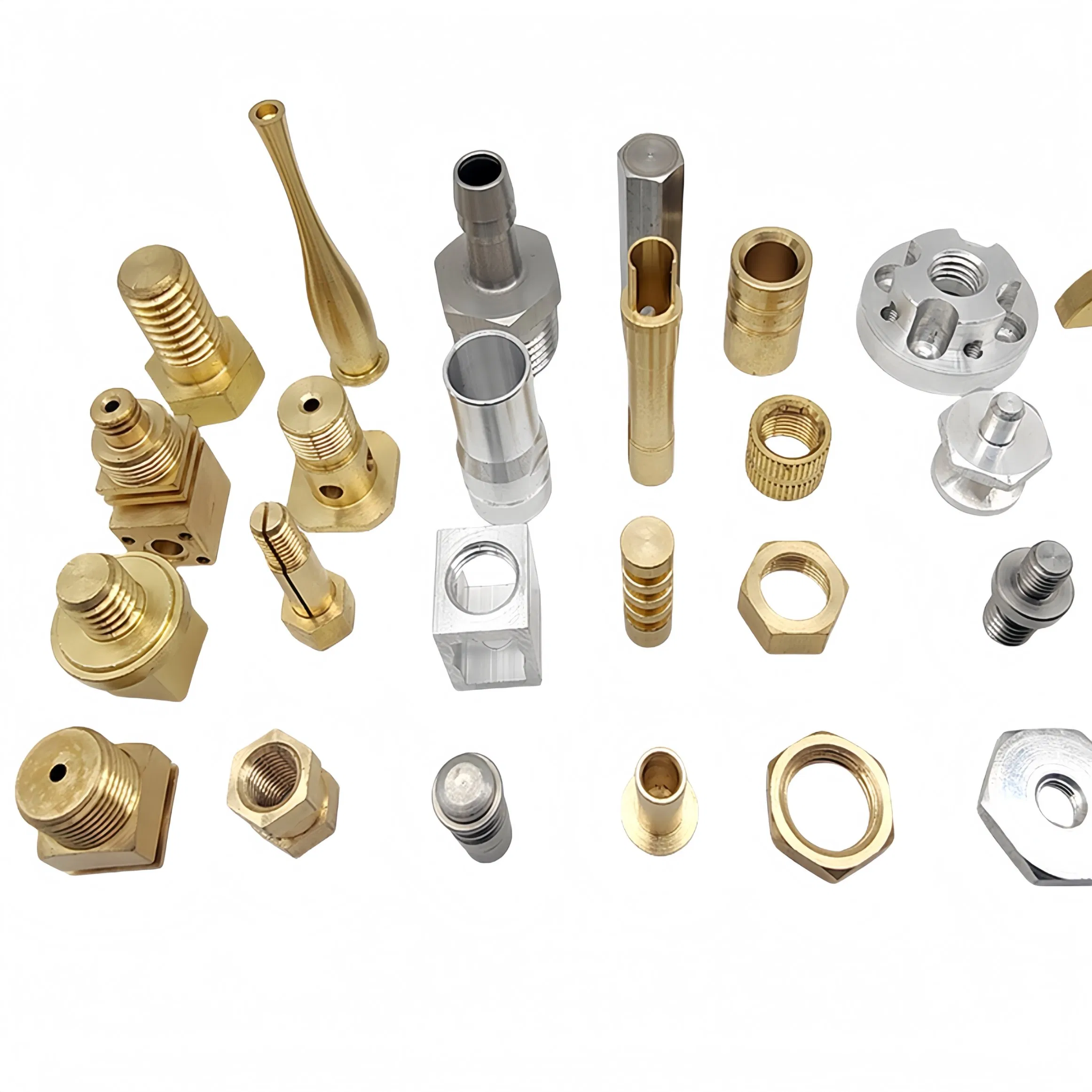 OEM 3 4 5 Axis Precision Aluminum Alloy/Stainless Steel Iron Metal Copper/Brass Motor Shaft CNC Turning Milling Lathe Machine Spare Turning Machining