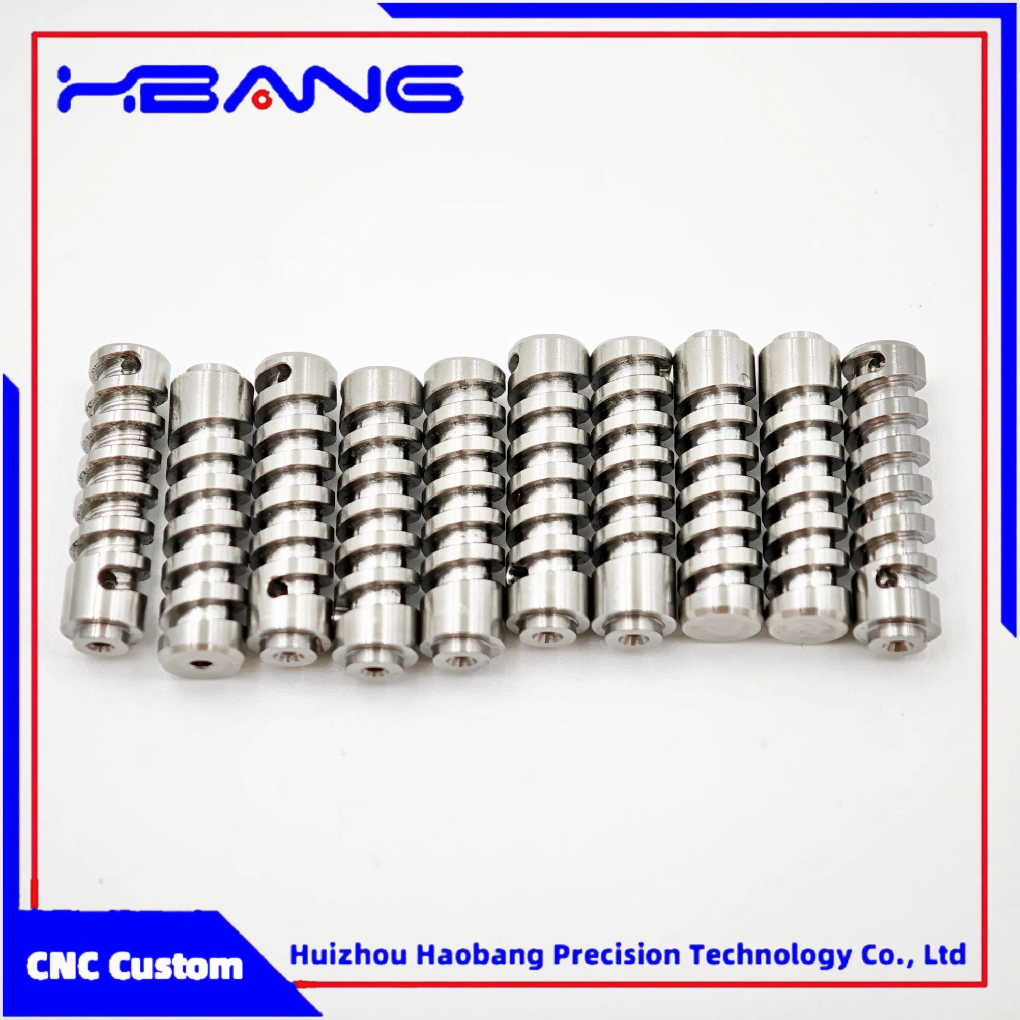 ISO9001 Hight Demand OEM ODM CNC 5 Axis Machining Service 0.1-12mm Micro Stainless Steel Aluminum Bolts Nuts Shaft Pin Hardware Accessories for Humanoid Robot