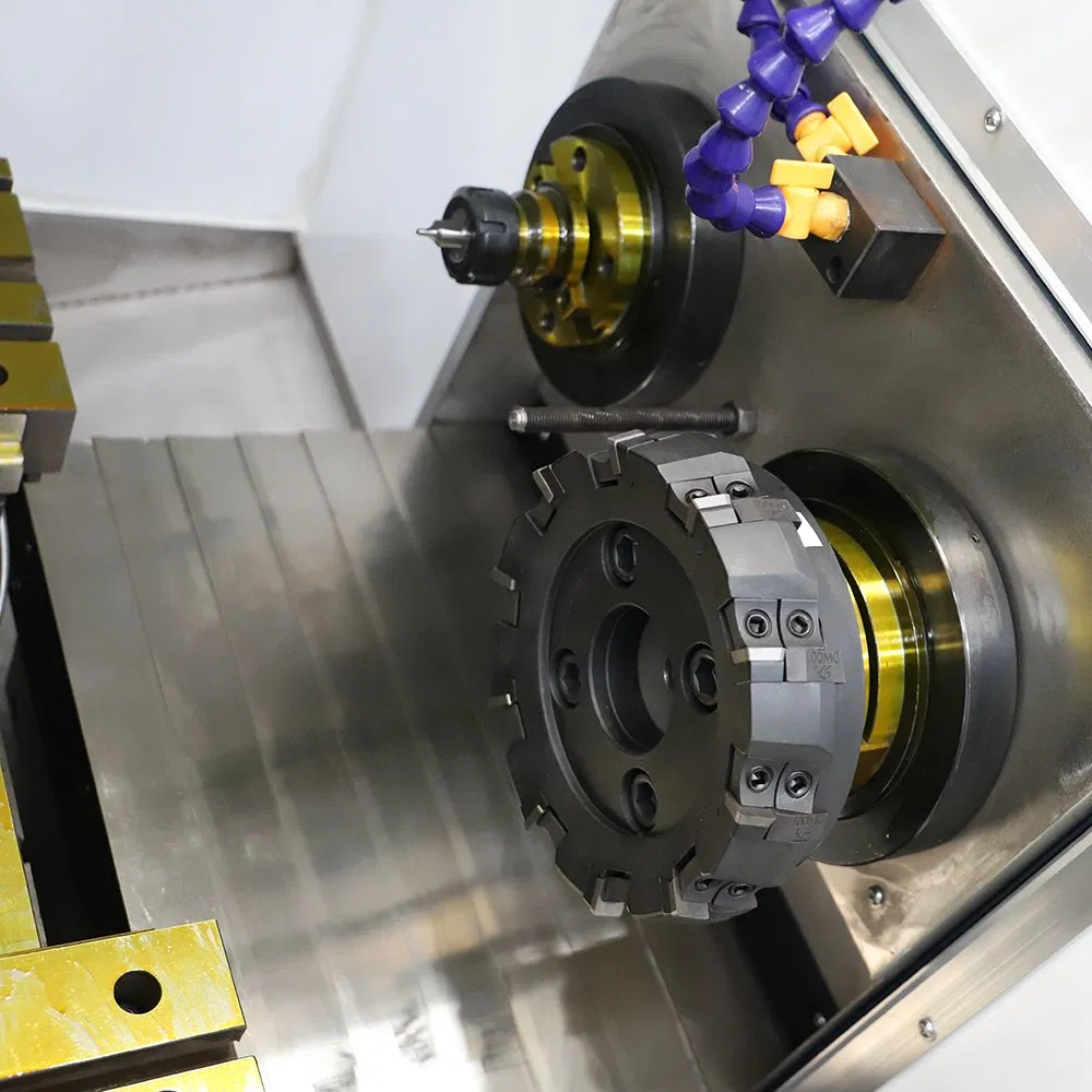 Double Sided CNC End Face Milling and Centering Machine with Hole Tapping