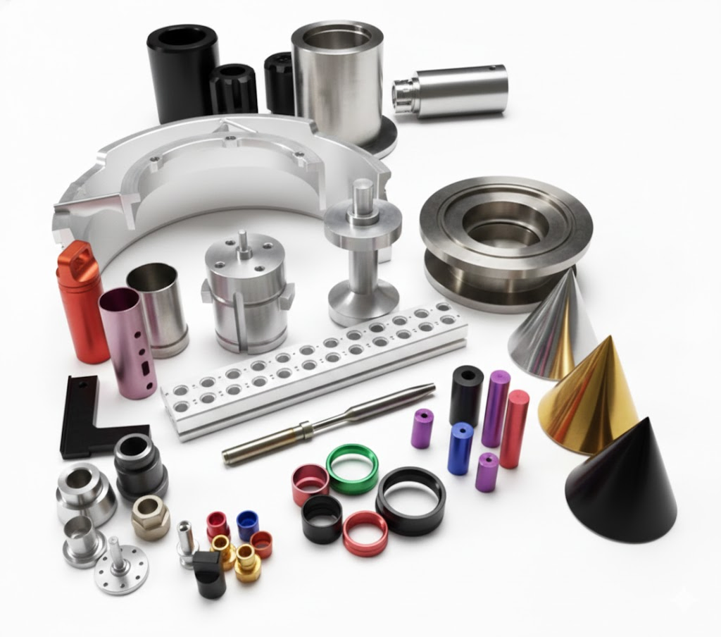 Precision CNC Milling Turning Aluminum Mechanical Parts Custom Machining Fabrication Manufacturing Engineering