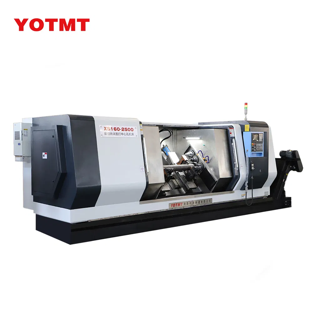 Double Sided CNC End Face Milling and Centering Machine with Hole Tapping