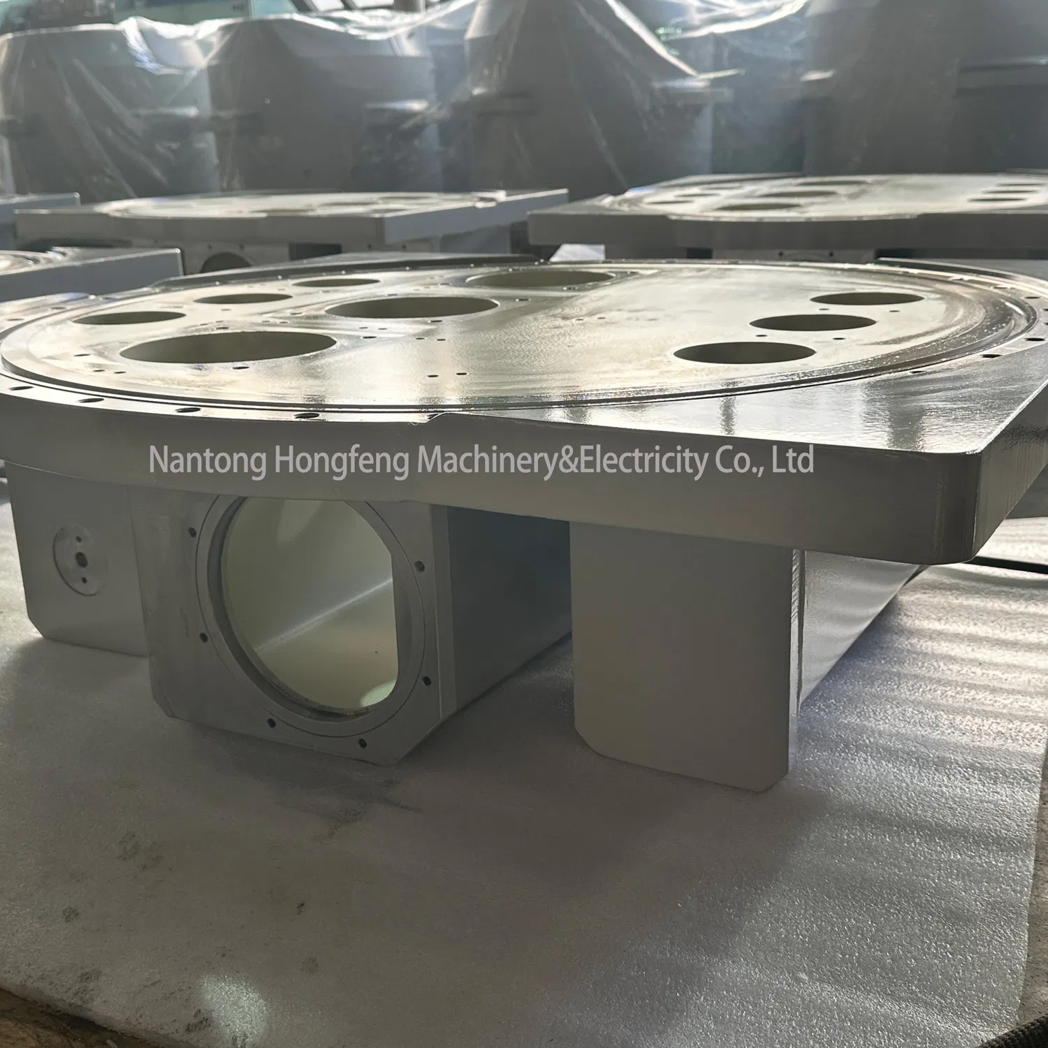 Large Flange Part CNC Machining Drilling for Wind Power Industry