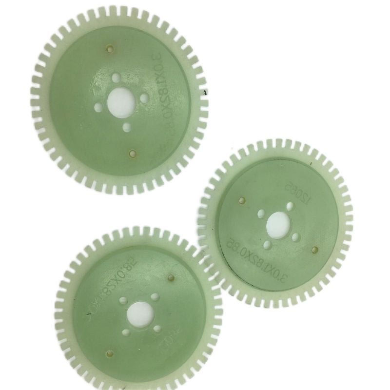 High-Precision Five-Axis CNC Machining of Plastic Paddle Wheel Components for Industrial Use