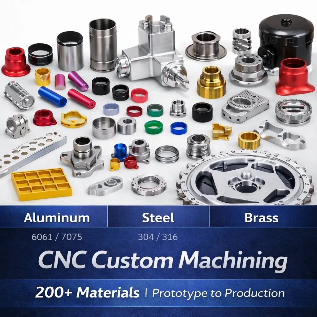Precision CNC Milling Turning Aluminum Mechanical Parts Custom Machining Fabrication Manufacturing Engineering