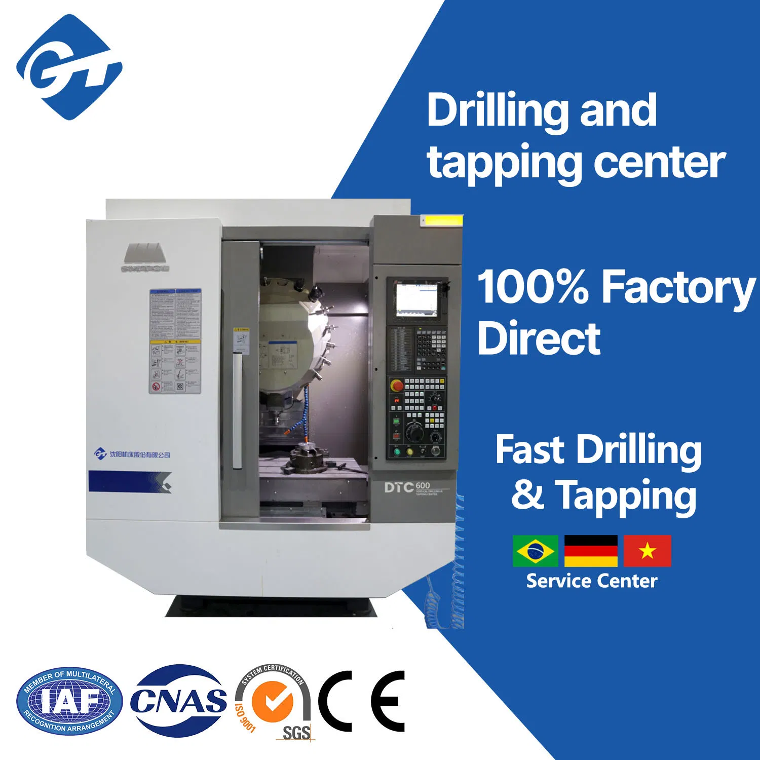 Small Vertical Machining Center Fresdaora CNC Drilling and Tapping Center