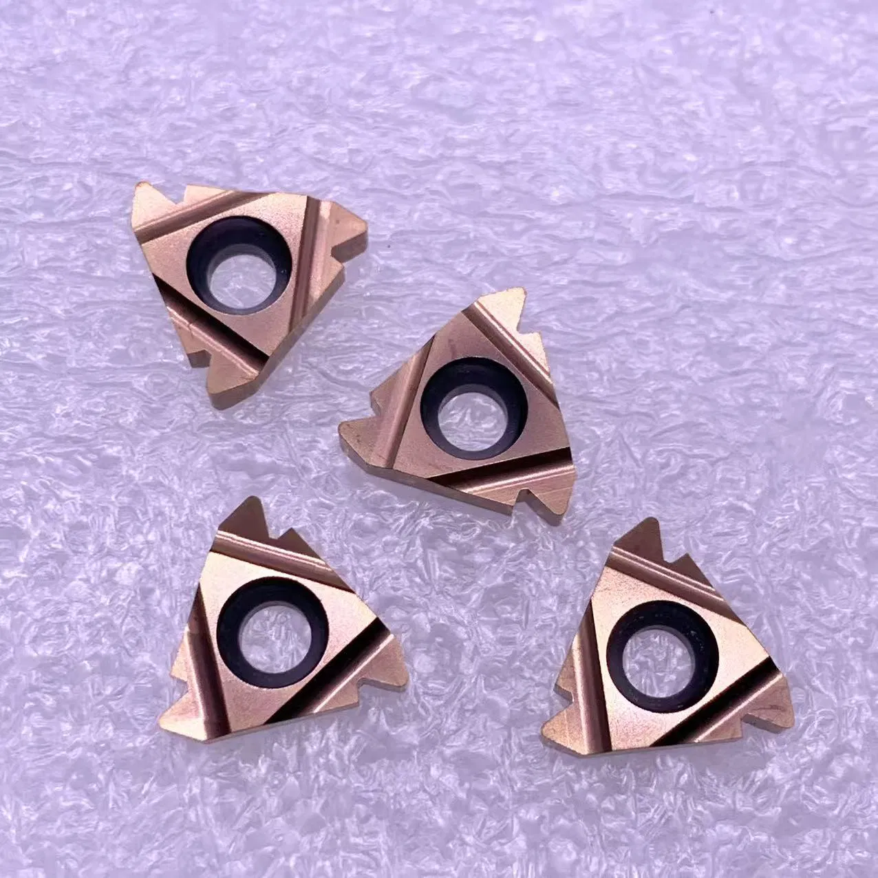 16nr 16er 8un 10un 12un PVD Coated Tungsten Carbide Threading Insert Stainless Steel External Threading High Wear Resistance