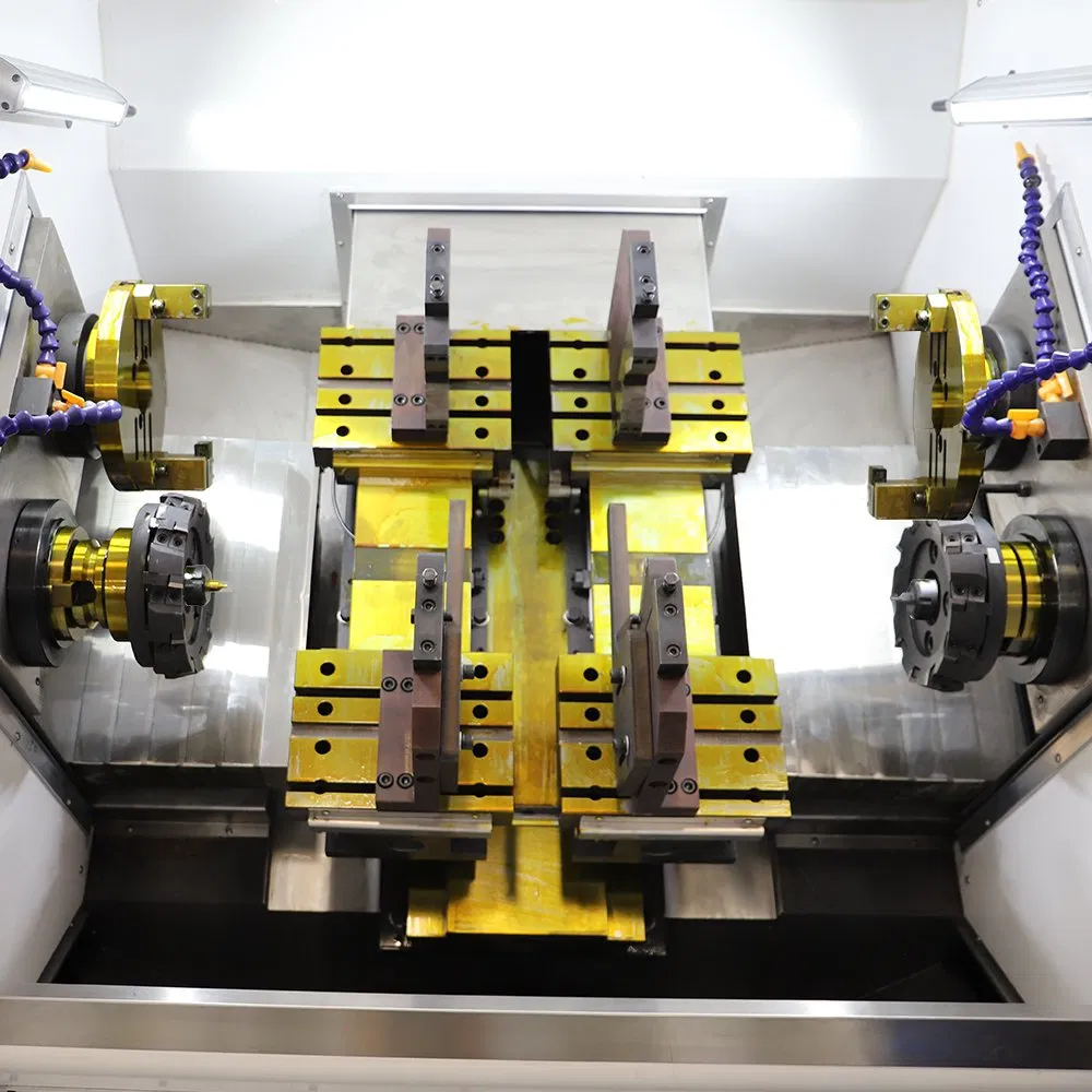 Double Sided CNC End Face Milling and Centering Machine with Hole Tapping