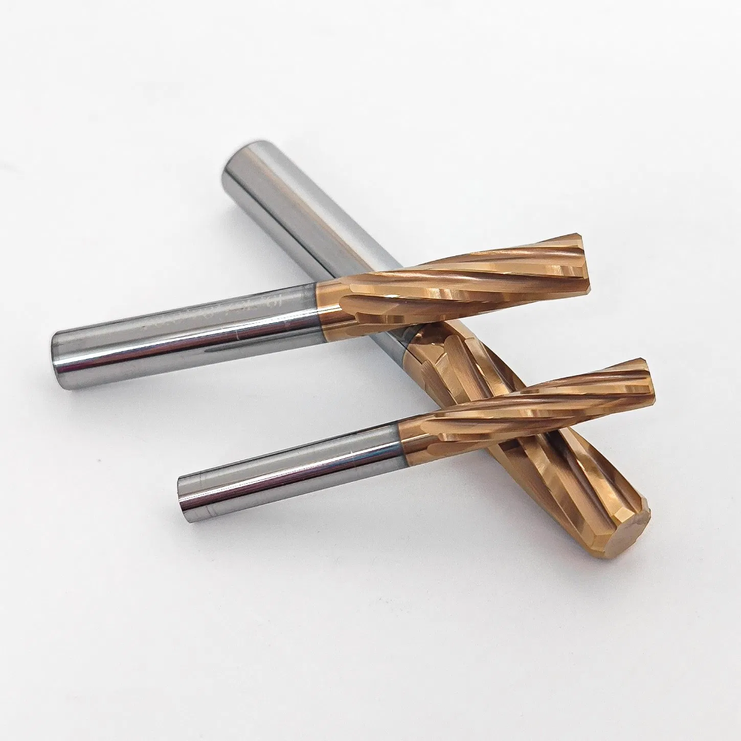 Tialn Coating Carbide Material HRC55 Processing Precision Bore Finishing Reamer