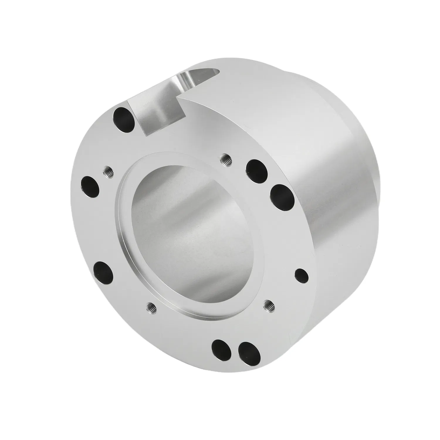 Stainless Steel CNC Drilling for Industrial Machinery with Nickel Brush Finish