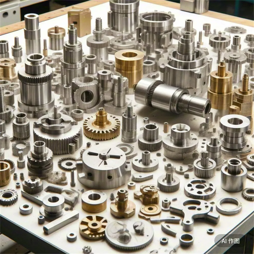 Custom CNC Machining Parts Stainless Steel Aluminum Brass Turning Milling Rapid Prototyping Custom CNC Service 3D Model Micro Machining