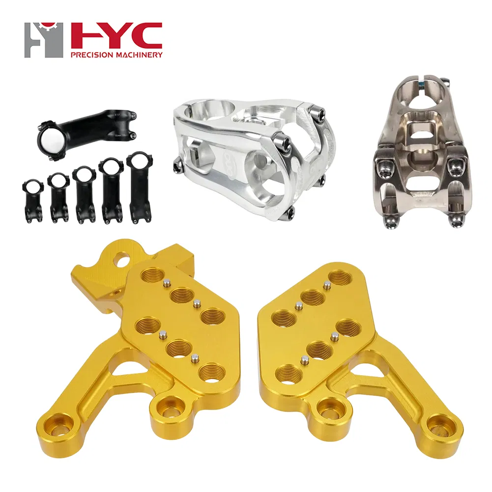 OEM Metal Machining Service 5 Axis Aluminum Milling Turning with Polishing Custom CNC Bike Bicycle Part Pipe Fitting