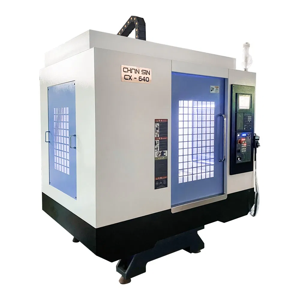 Fanuc Control Vertical CNC Drilling Tapping Milling Machine Center for Metal Vmc Cx-640/T6/T600