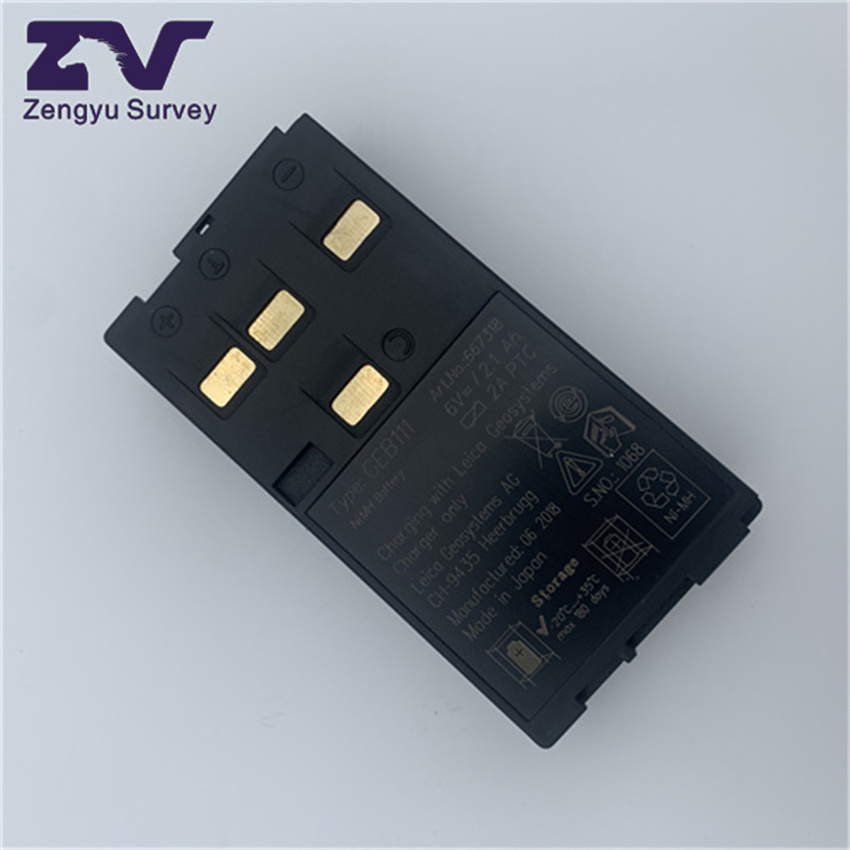 Zengyu 6.0V NiMH Rechargeable Battery Pack Geb111 Battery Replacement for Lei Ca Total Station