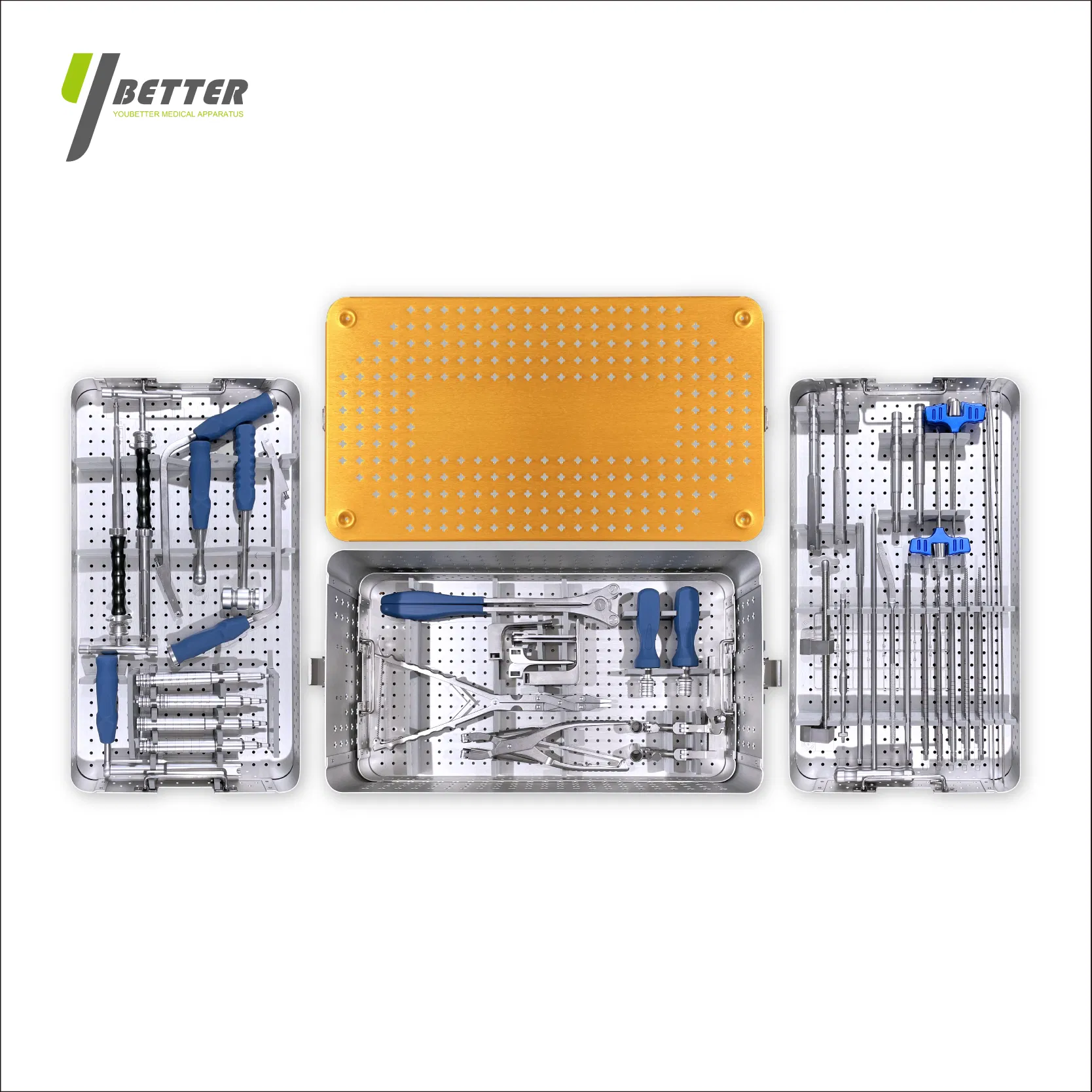 Orthopedic Medical Instrument Set with Trademark