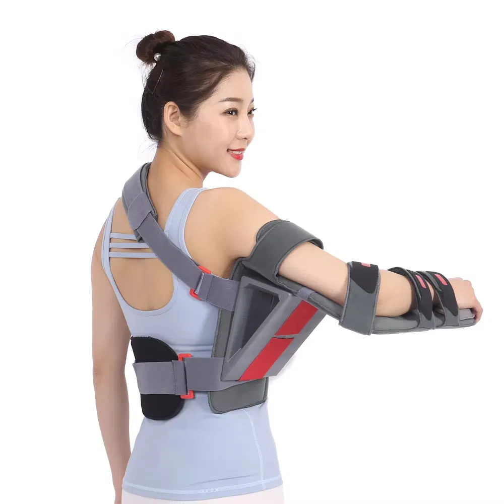 Adjustable Adult Shoulder Abduction Orthosis Arm Sling for Shoulder Tear and Dislocation Rehabilitation Equipment