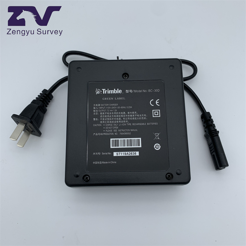 Zengyu Battery Dual Charger Compatible Replace Bc-30d for Trim BLE Top Con Bt-65q Bt-66q 1PCS Total Station