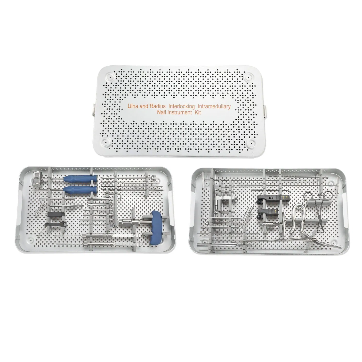 Orthopedic Medical Device Surgical Ulna and Radius Interlocking Intramedullary Nail Instrument Set