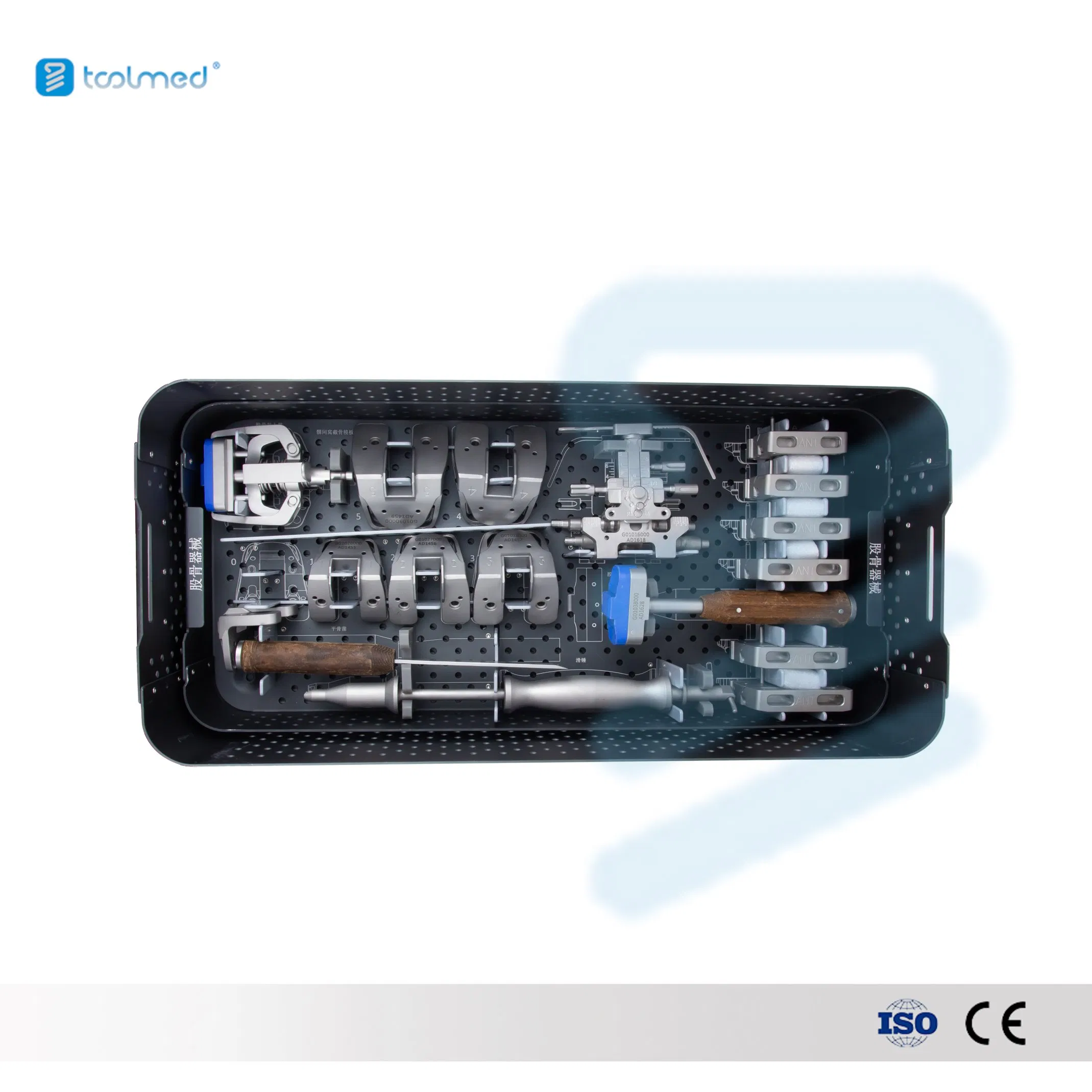 Manual Hip Joint Femoral Instrument Set Standard Stainless Instrument Total Knee Joint Replacement Instrument Set Hip and Knee