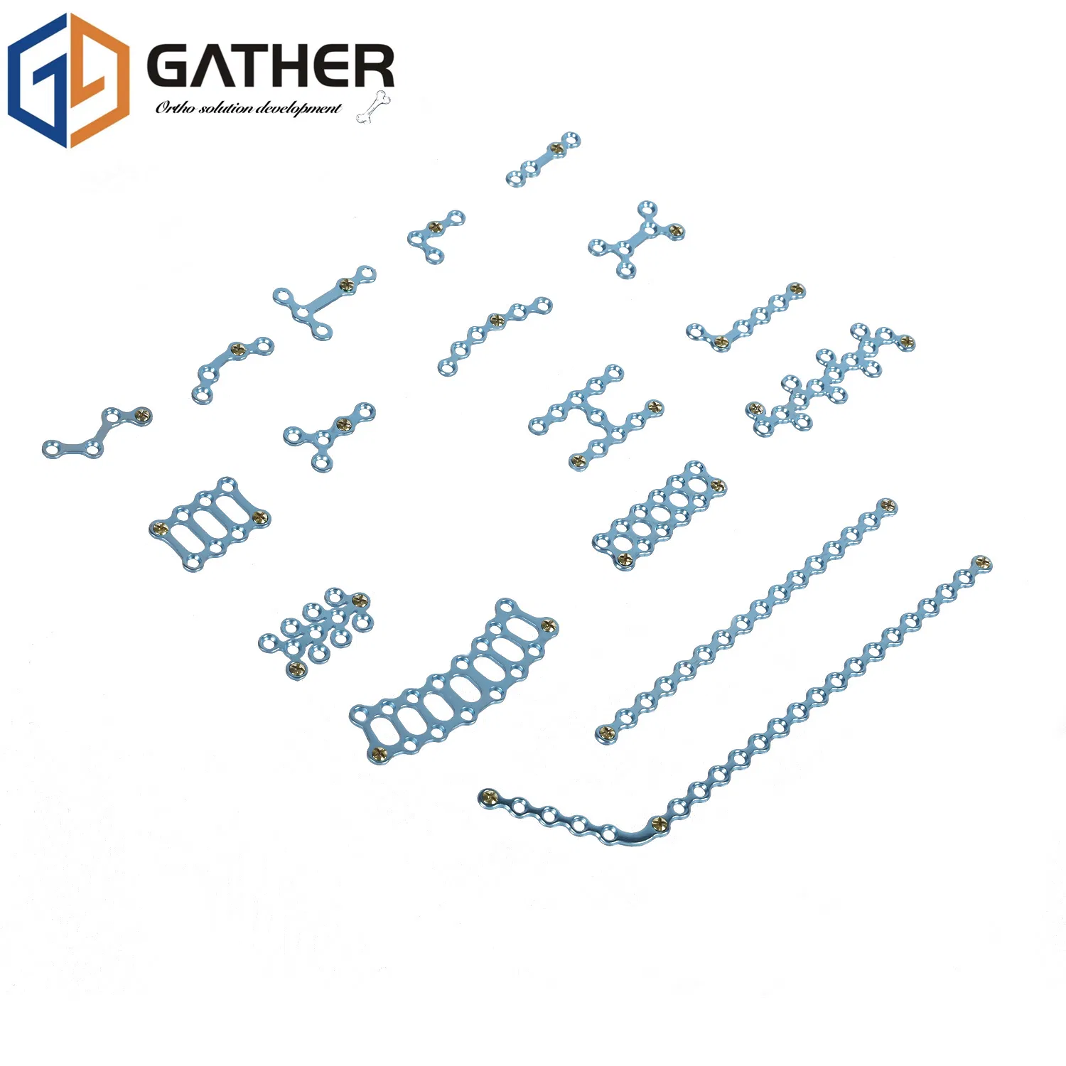 Plastic Cosmetic Surgery X-Shaped Plate Orthopedic Maxillofacial Implant