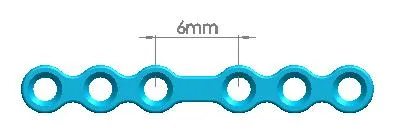 Straight Maxillofacial Plate Type-IV