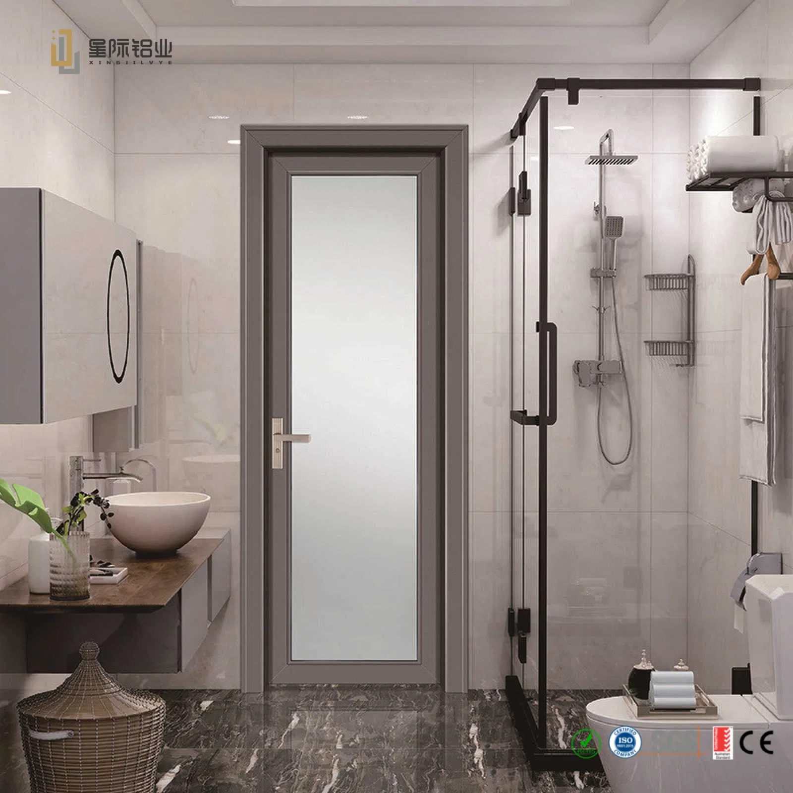 Moisture-Proof &amp; Mold-Resistant – Bathroom That Stay Fresh Aluminium Door