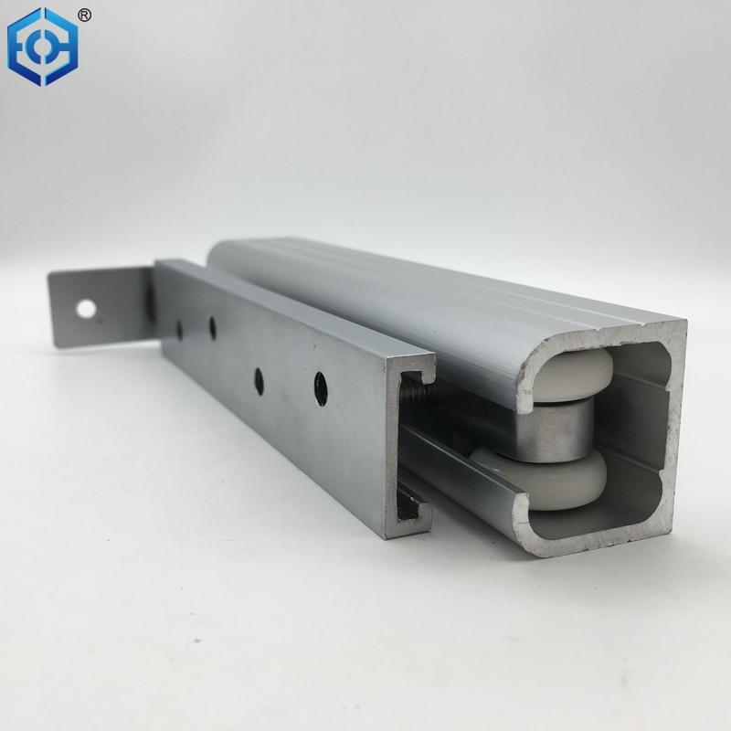 Heavy Duty Door Rollers for Sliding Doors Pulley Wheels Assembly Aluminum Rail for Bathroom Barn Patio Door