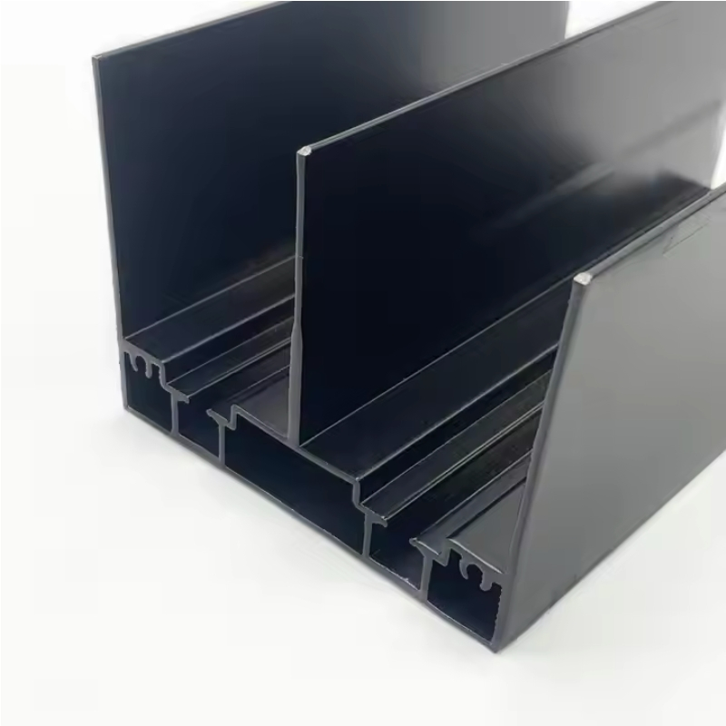 Hot Door Material Windproof Sliding Door Panel Aluminum Profile Glass Bottom Slim Frame Aluminum Profiles for Windows and Doors