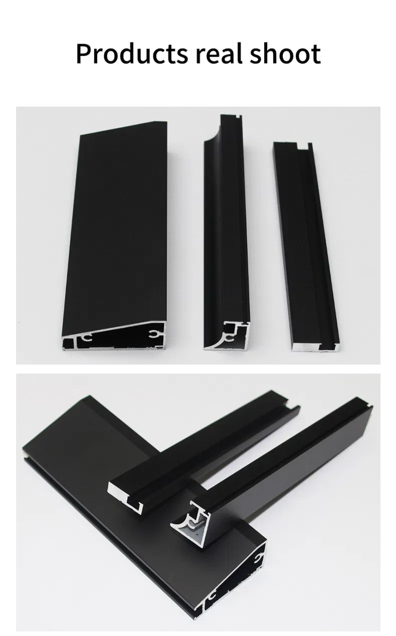 Bononi Glass Door Frame Aluminum Profile for Wardrobe Cabinet Door Slim Frame