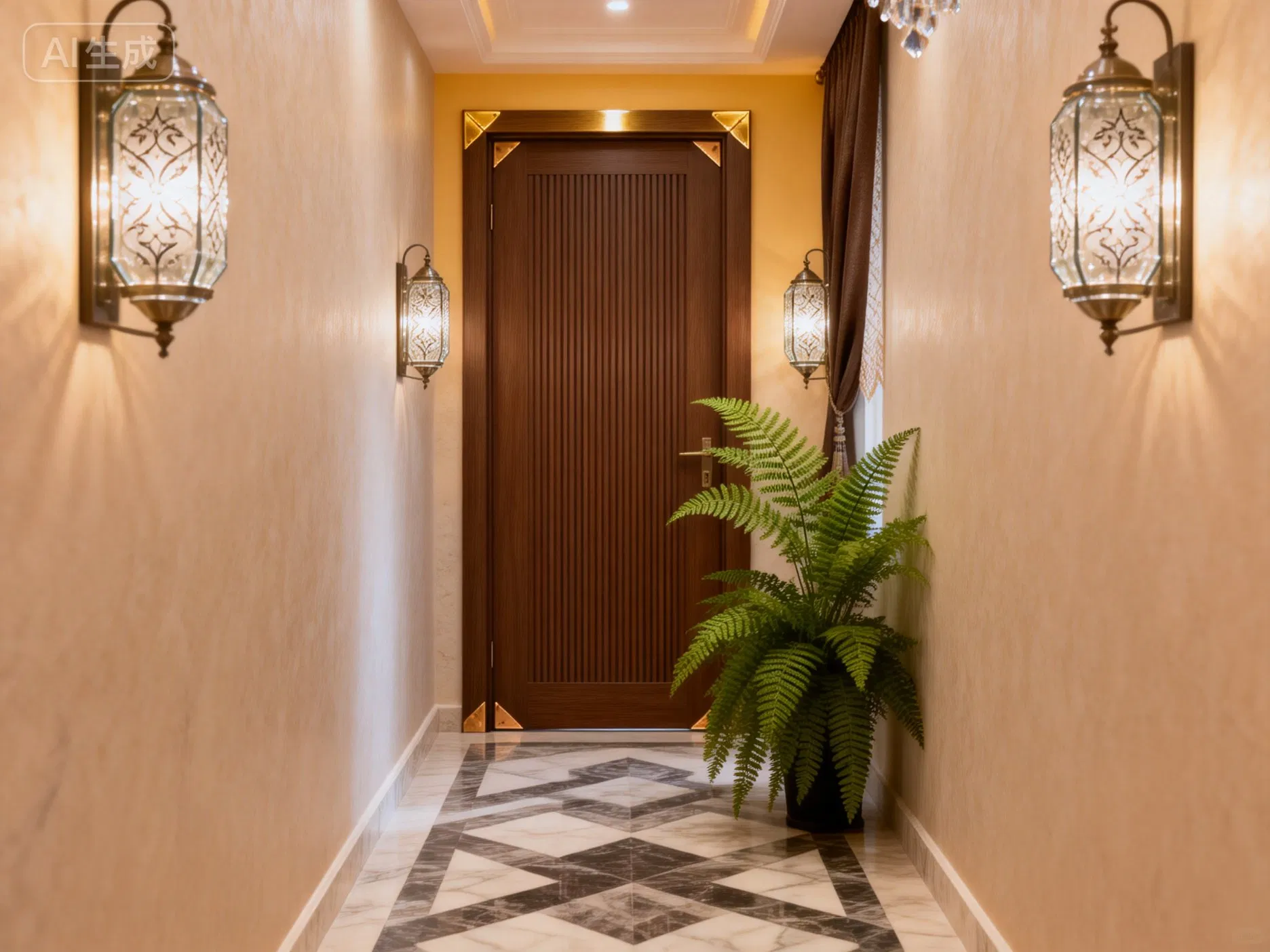 Moisture-Proof Interior WPC Door - Water-Resistant Wood Plastic Composite Door for Bathroom