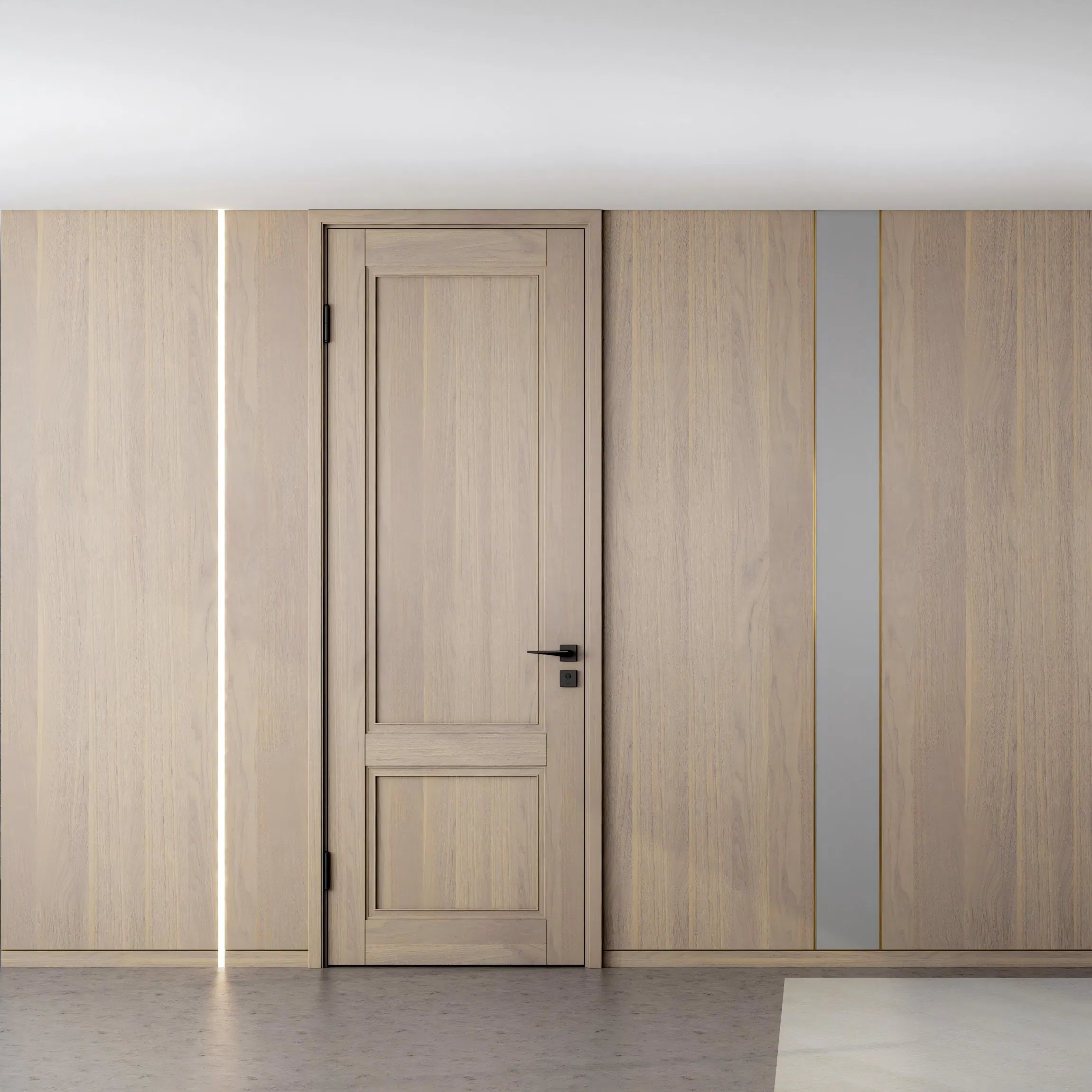 High-Quality Fire Resistant Acoustic Wooden WPC Hotel Doors