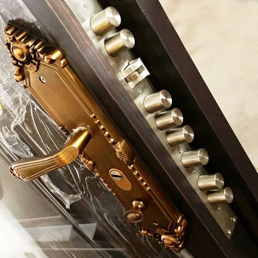 Modern Style Multi Lock Points Highest Security Theftproof Steel Door